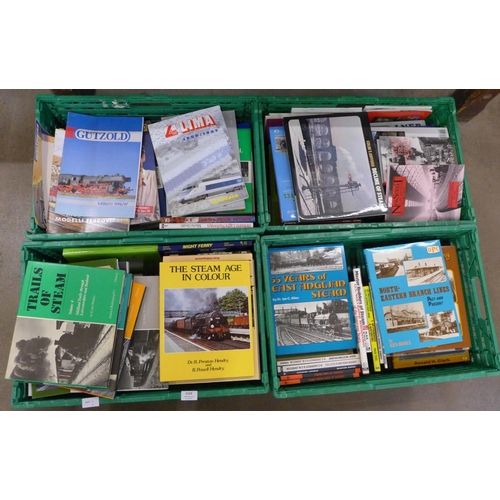 1153 - Four boxes of railway related books **PLEASE NOTE THIS LOT IS NOT ELIGIBLE FOR POSTING AND PACKING**