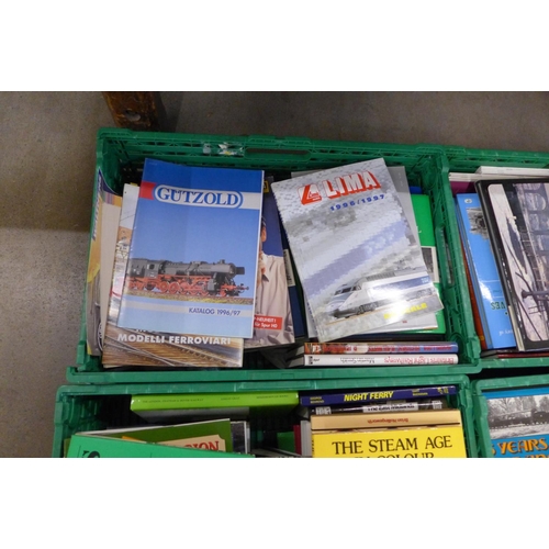 1153 - Four boxes of railway related books **PLEASE NOTE THIS LOT IS NOT ELIGIBLE FOR POSTING AND PACKING**