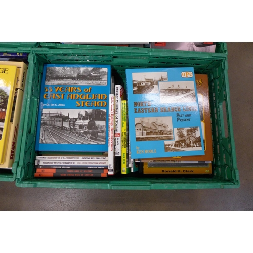 1153 - Four boxes of railway related books **PLEASE NOTE THIS LOT IS NOT ELIGIBLE FOR POSTING AND PACKING**