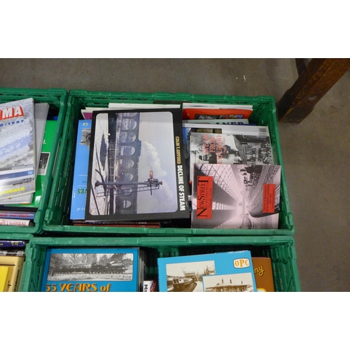 1153 - Four boxes of railway related books **PLEASE NOTE THIS LOT IS NOT ELIGIBLE FOR POSTING AND PACKING**