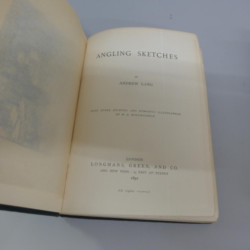 634 - Fishing interest; The Book of the Dry Fly, Wet-Fly Fishing and Angling Sketches, 3 volumes