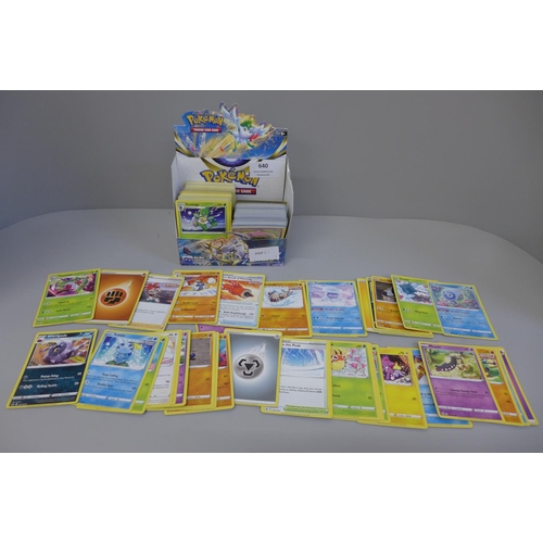 640 - 300 assorted Pokemon cards