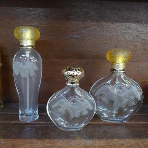 648 - Six Lalique L'Air du Temps perfume bottles