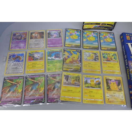 671 - Pokemon Pikachu cards collection and assorted holos