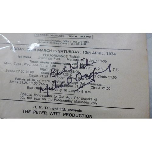 707 - Some Mothers Do 'Ave Em, signed Michael Crawford 'Billy' musical Palace Theatre programme, Michelle ... 