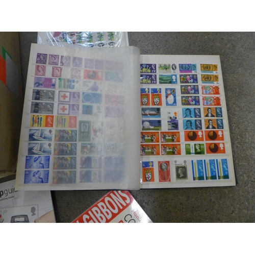 731 - Stamps; a box of GB presentation packs, year packs, coves, etc.