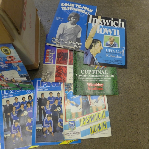 742 - A collection of over 200 Ipswich Town football programmes, 1974-1997