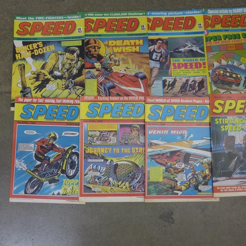 772 - A collection of Speed comics (edition no. 1-31), February 23rd - October 25th 1980