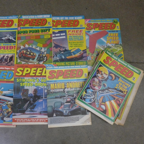 772 - A collection of Speed comics (edition no. 1-31), February 23rd - October 25th 1980