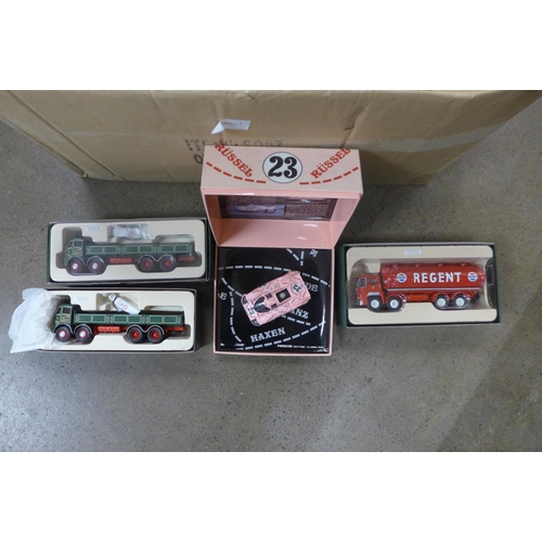 796 - Ten die-cast model vehicles; nine Corgi, Fuelling the  Fifties, Public Transport and Fleet of Renown... 