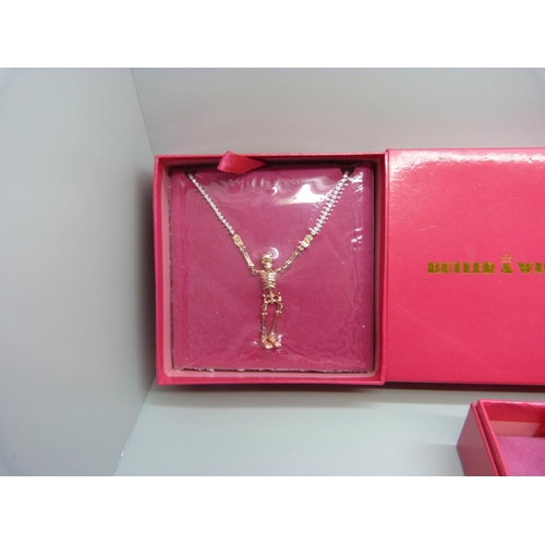 853 - Butler & Wilson jewellery, necklace, rings, etc.