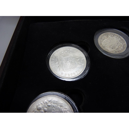 860 - The Funeral of King Edward VII nine coin silver set, limited edition of 95