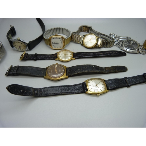 871 - A collection of wristwatches including MuDu, Oris and Seiko