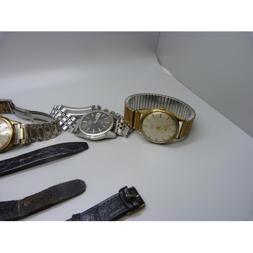 871 - A collection of wristwatches including MuDu, Oris and Seiko