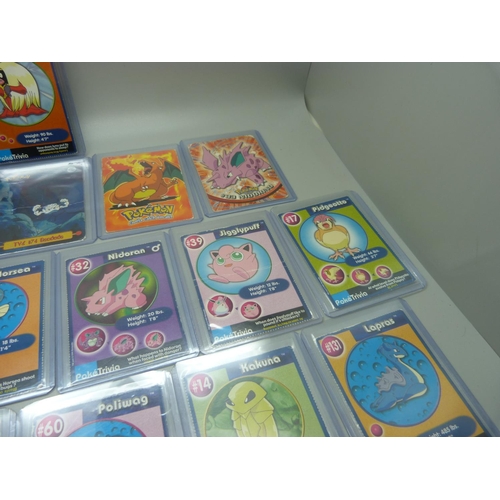 883 - Pokemon Trice Burger King cards and Topps cards including Charizard