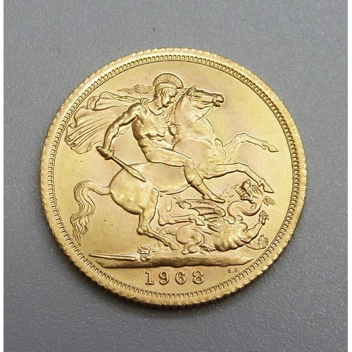 983 - A 1968 full sovereign