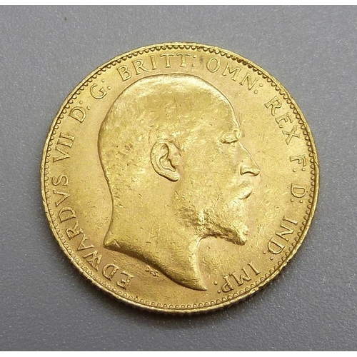 984 - An Edward VII 1907 full sovereign