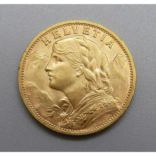 995 - A 1935 20 Francs gold coin