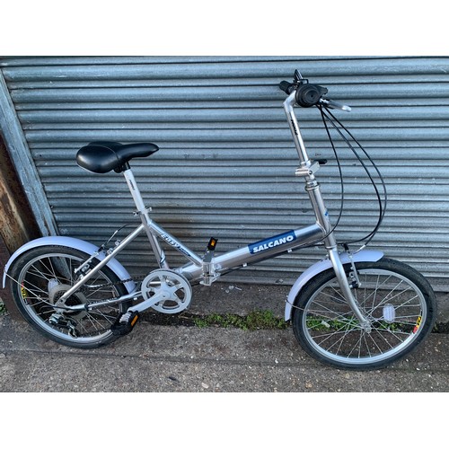 2149 - Salcano Easy Folder aluminium folding bike/bicycle - Police repossession