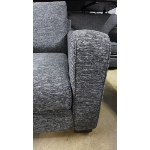 1334 - A charcoal fleck love seat