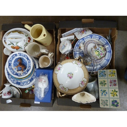 1117 - A collection of assorted china including Royal Doulton, Coalport and breweriana **PLEASE NOTE THIS L... 