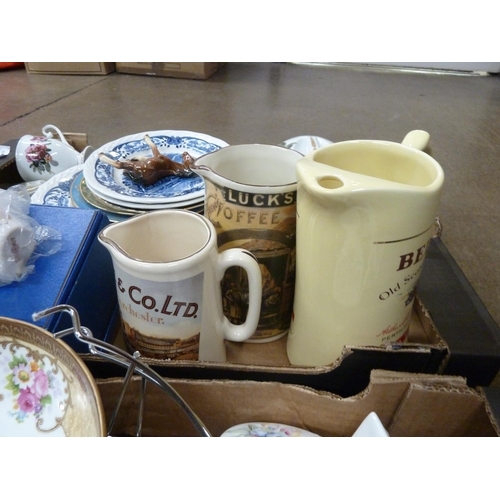 1117 - A collection of assorted china including Royal Doulton, Coalport and breweriana **PLEASE NOTE THIS L... 