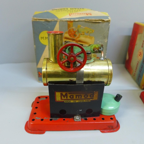 664 - A SEL and a Mamod steam engine, boxed