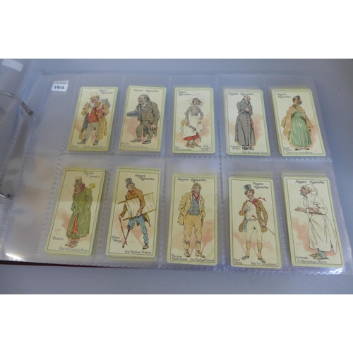 676 - Cigarette cards; an album of eleven sets of Players cigarette cards