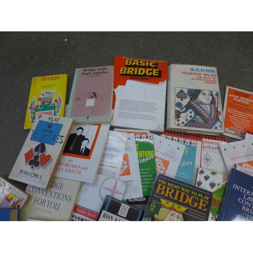 740 - A collection of books on bridge