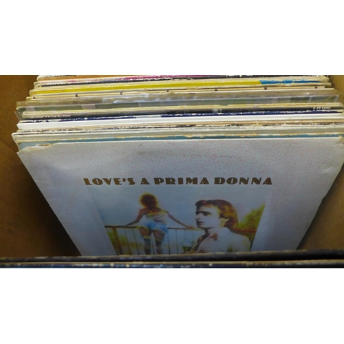 749 - A collection of over 50 LP records from 1970s and 1980s including Madness, The Police, Tom Petty, Wi... 