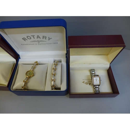 761 - Four Rotary wristwatches, boxed