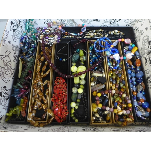 768 - Costume jewellery, mainly necklaces and bangles