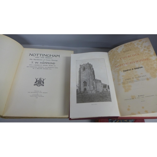 783 - Two Notts Churches books and Nottingham Past and Present (3)