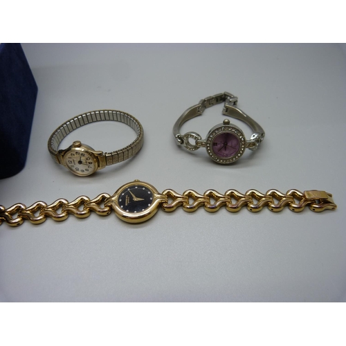 916 - Lady's watches including boxed Rotary and Raymond Weil