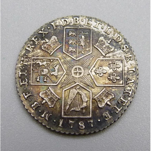 937 - A George III 1787 shilling