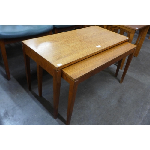 43 - A Gordon Russell teak nest of two tables