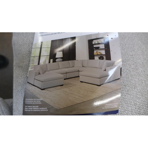 1494 - Lowell 8 piece modular corner sofa, Original RRP - £2416.66 +VAT (4159 - 23)*This lot is subject to ... 