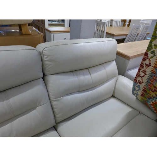 1638 - Fletcher 3 seater light grey power recliner sofa, Original RRP - £1083.33 +VAT - damaged stitching (... 