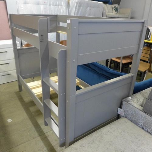 1643 - A grey painted bunk bed