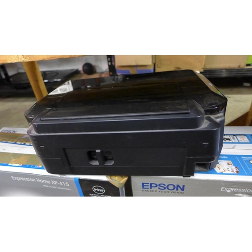 2269 - Printer job lot: 2 Epson printer-scanner-copiers and a Canon IP3600 colour