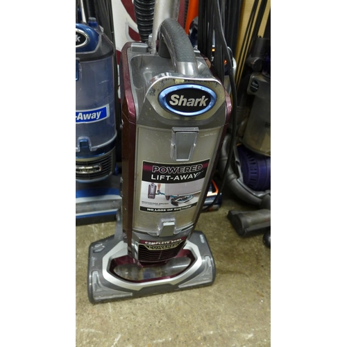 2305 - 3 Shark upright Liftaway vacuum cleaners