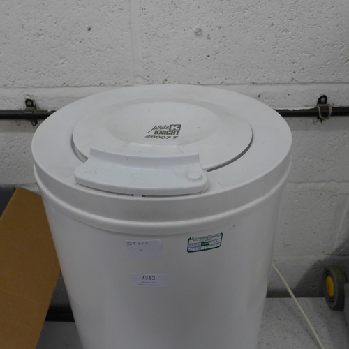 2312 - White Knight 28007T table top spin dryer