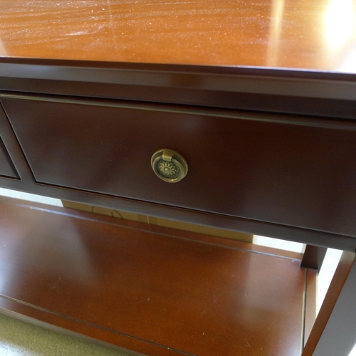 1551A - A mahogany console table * this lot is subject to VAT