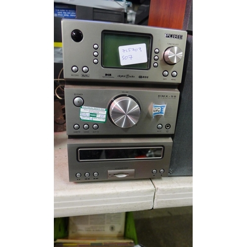 2265 - Pure DMX-50 micro CD hi-fi with speakers