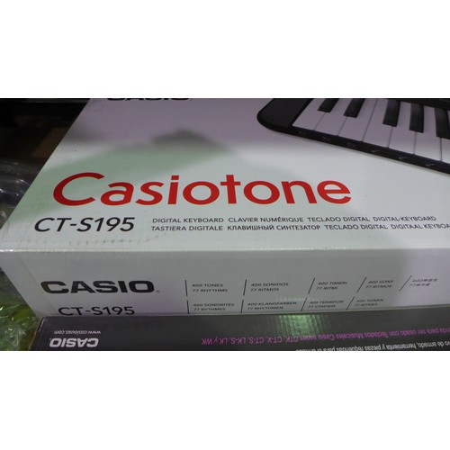 3473 - Casio Keyboard Ct-S195Ad Key-Lighting, Original RRP - £129.99 +VAT (280 -390) *This lot is subject t... 