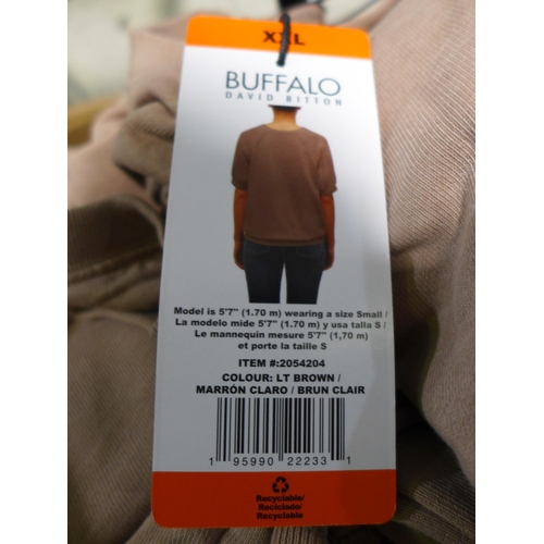 3014 - Box of women's light brown Buffalo loungewear - mixed sizes * this lot is subject to VAT