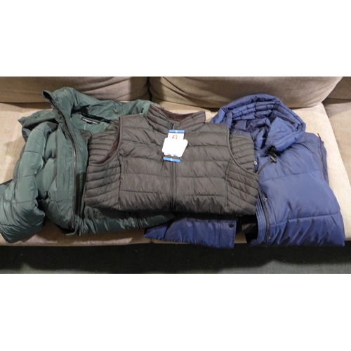 3032 - Large box of women's coats and jackets (mix of sizes/styles and colours) * this lot is subject to VA... 