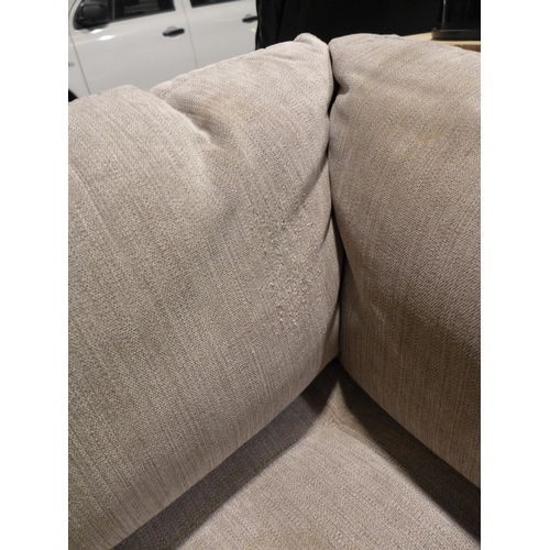 3046 - 6Pc Fabric Sectional Sofa inc Footstool, WORN/MARKED Original RRP - £799.99 +VAT (280 -458) *This lo... 