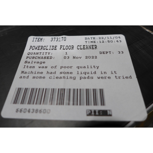 3049 - Powerglide Floor Cleaner, Original RRP - £164.99 +VAT (280 -132) *This lot is subject to VAT