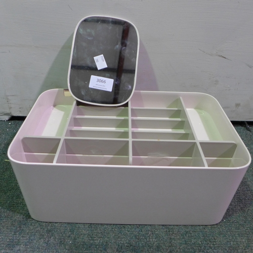 3066 - Joseph Joseph Organiser  With Mirror, Original RRP - £14.99 +VAT (280 -591) *This lot is subject to ... 